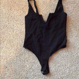Lulu's Black Bodysuit